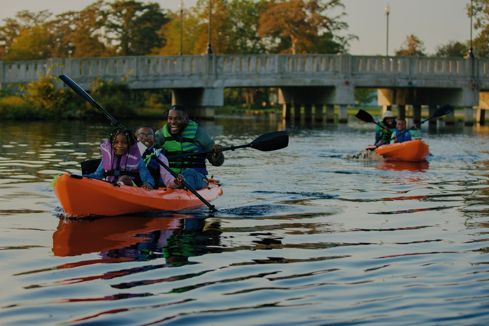 Native Girl Kayaking