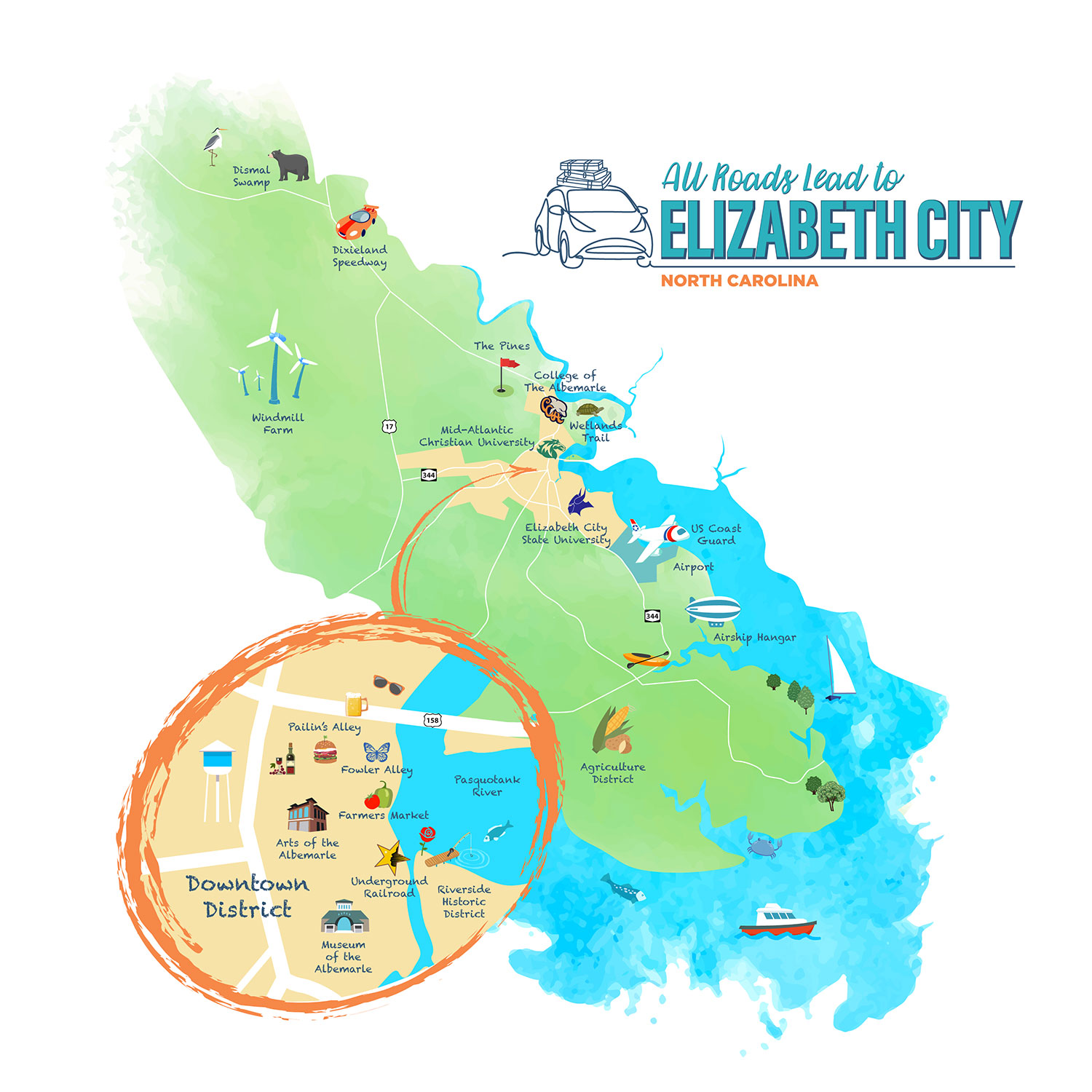 All Roads Lead To Elizabeth City Visit Elizabeth City Tourism For   Mapper 