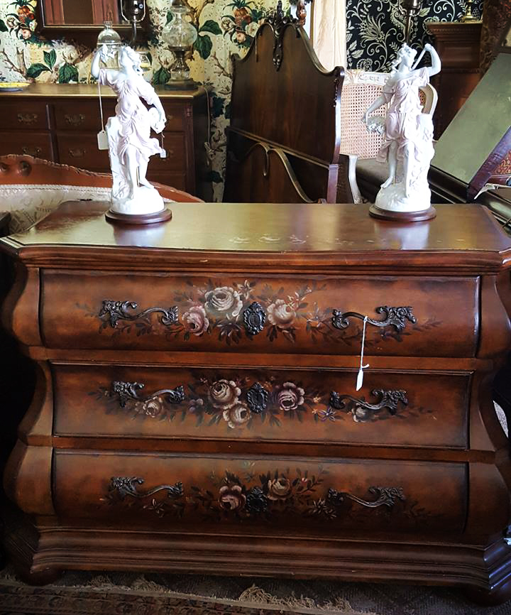 antique statues and furniture