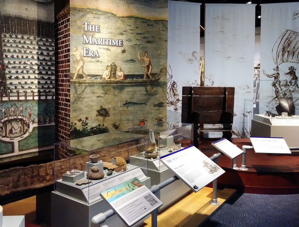 the maritime era exhibit museum of the albemarle
